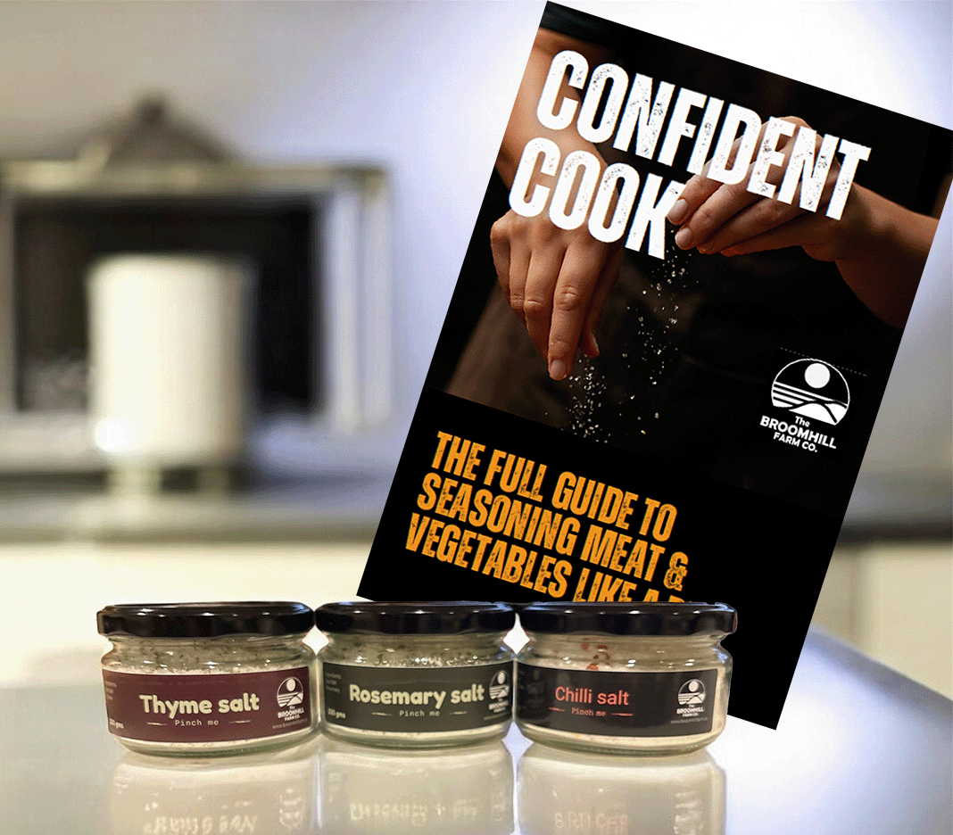 The Confident Cook Collection  - 3 sea salts + FREE digital cookbook (normally £9.99)