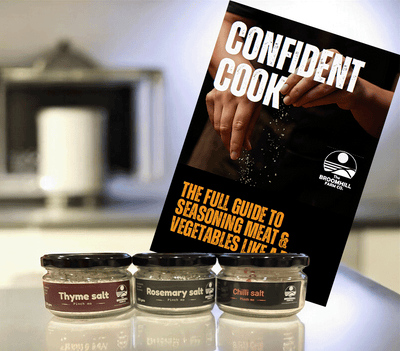The Confident Cook Collection  - 3 sea salts + digital "Confident Cook" guide (Rosemary, Thyme & Chilli)