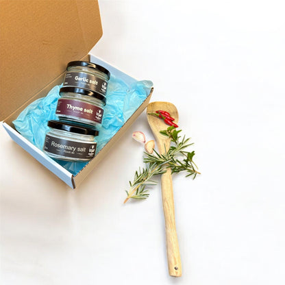 The Confident Cook Collection  - Pinch Me set of 3 sea salts + FREE digital cookbook (normally £9.99)