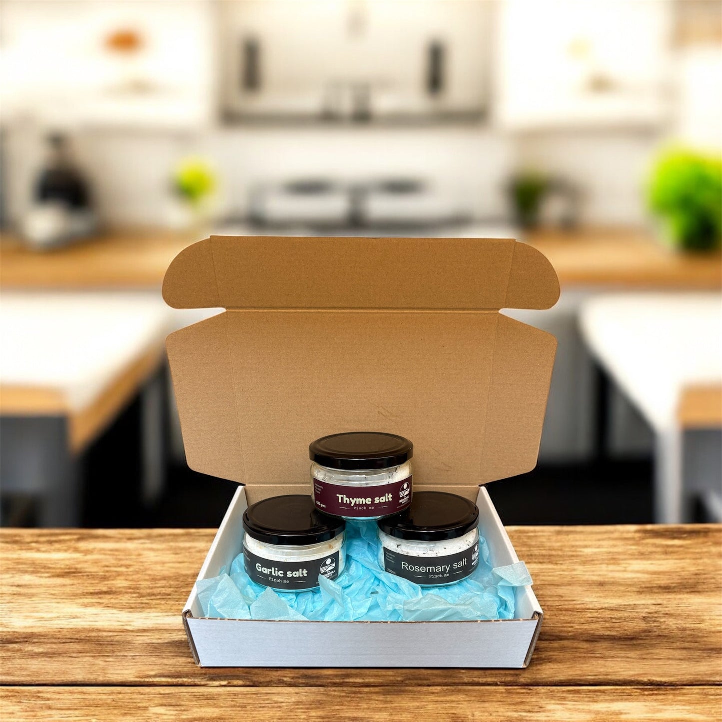 The Confident Cook Collection  - Pinch Me set of 3 sea salts + FREE digital cookbook (normally £9.99)