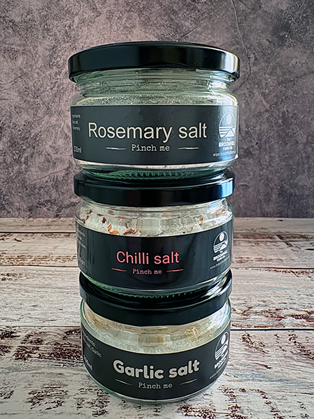 Pinch me collector's set of 3 salts