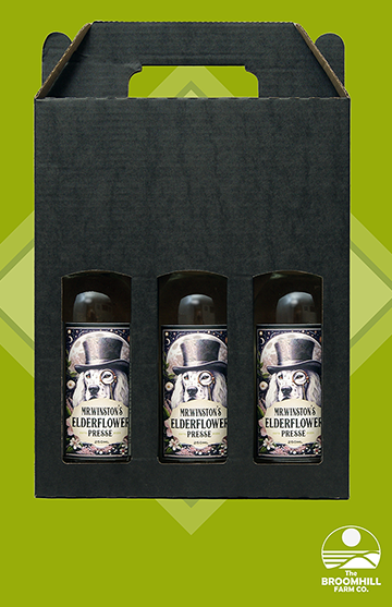 Mr Winston's sparkling Elderflower Pressé gift pack