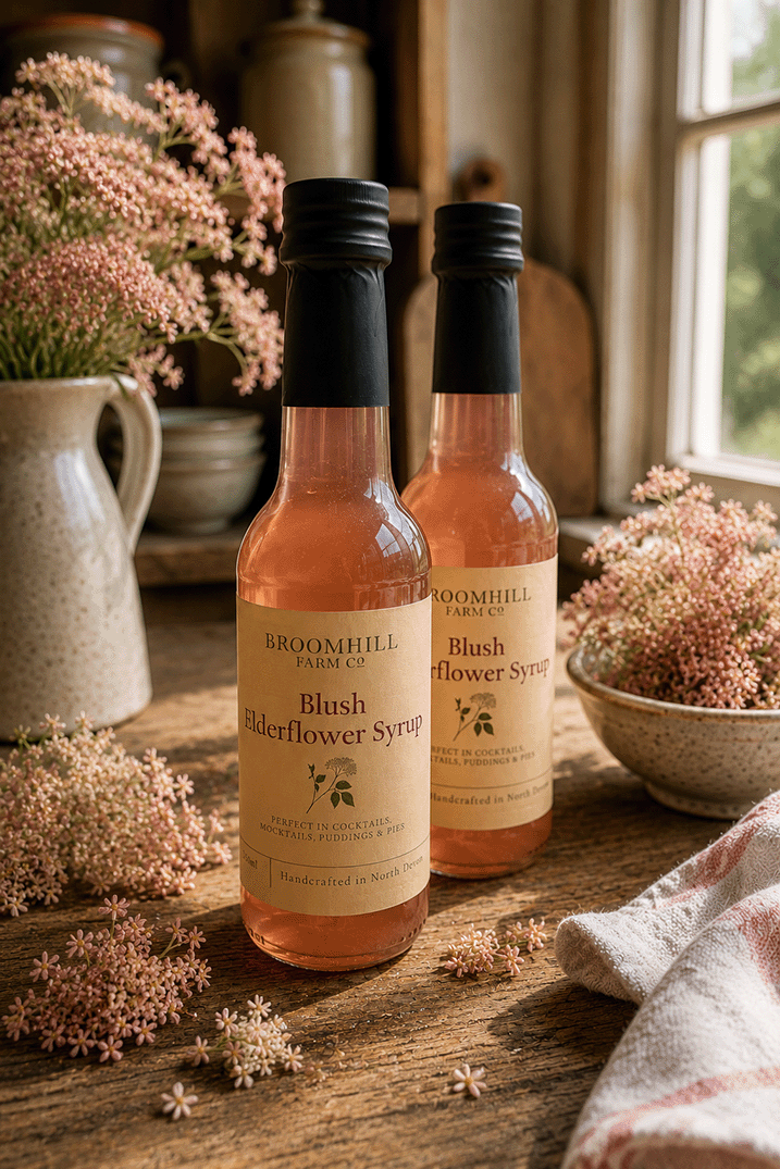 Elderflower Blush Syrup 250ml x 2 bottles
