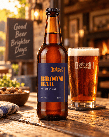 Broombar 4% Amber Ale 500ml - North Devon craft beer