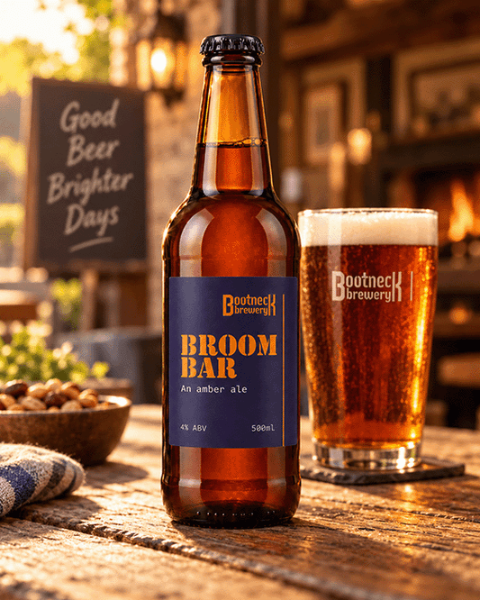 Broombar 4% Amber Ale 500ml - North Devon craft beer