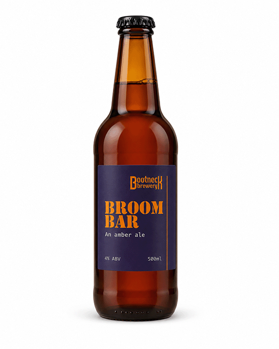Broombar 4% Amber Ale 500ml - North Devon craft beer
