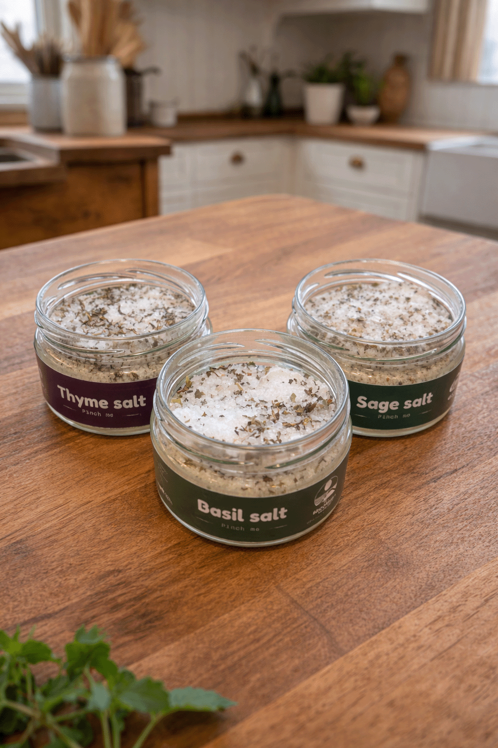 The Mediterranean Collection  - 3 sea salts + downloadable Mediterranean cooking guide (Sage, Basil & Thyme)