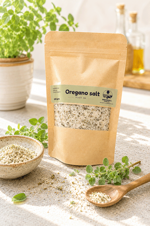 Oregano Herb Salt Refill | Aromatic Mediterranean Blend - large 230gm refill