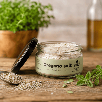 Oregano herb salt - large 230gm jar