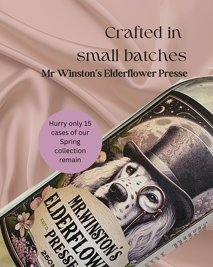 Mr Winston's sparkling Elderflower Pressé