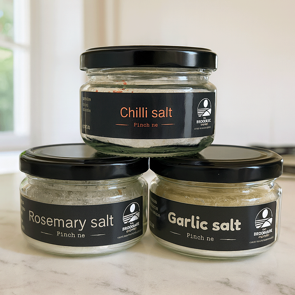 Pinch Me set of 3 sea salts + FREE digital cookbook (normally £9.99)