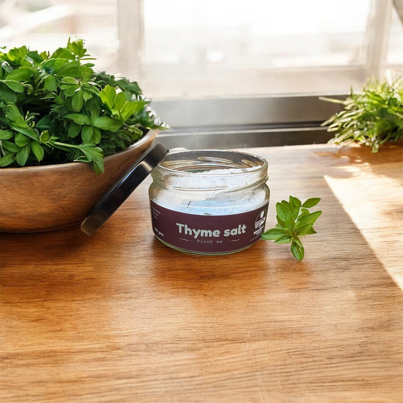 Thyme herb salt - large 230gm jar