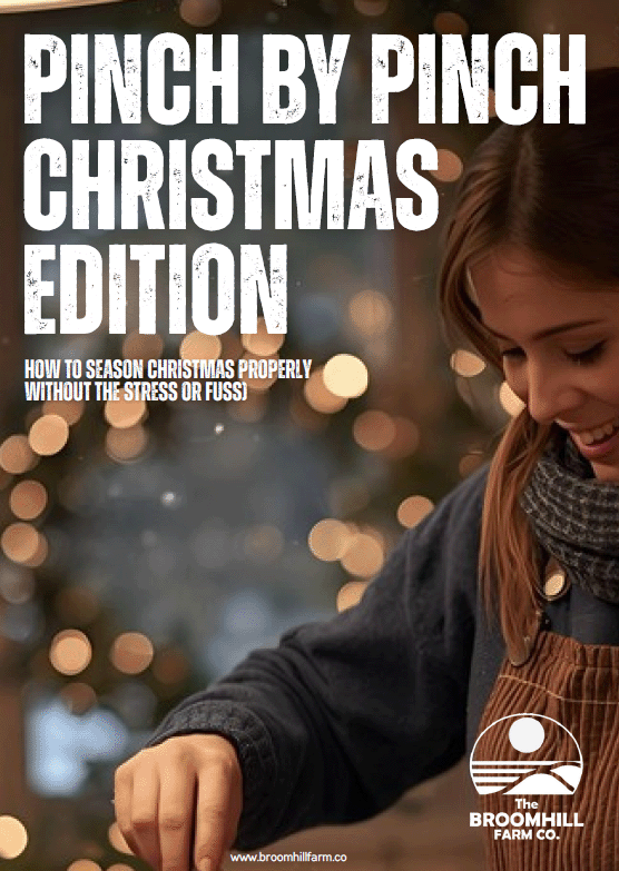 Pinch by Pinch digital seasoning guide - Christmas Edition with free jar of Rosemary Salt