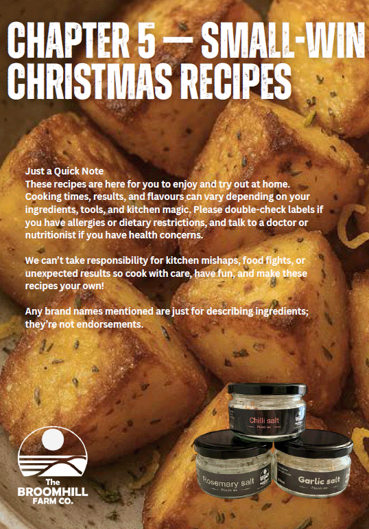 Pinch by Pinch digital seasoning guide - Christmas Edition with free jar of Rosemary Salt