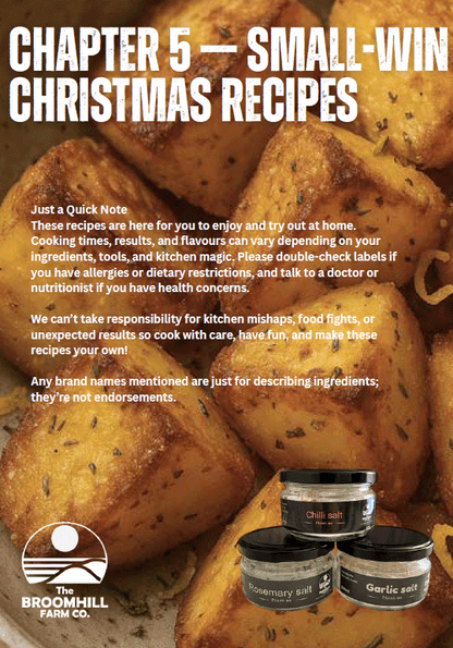 Pinch by Pinch digital seasoning guide - Christmas Edition with free jar of Rosemary Salt